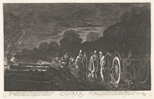 Fire (Ignis), print maker: Jan van de Velde II, Willem Pietersz Fire (Ignis), print maker: Jan van de Velde II, Willem Pietersz