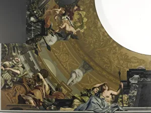 Five-part Ceiling Decoration Great Hall Soestdijk Palace Five-part Ceiling Decoration Great Hall Soestdijk Palace