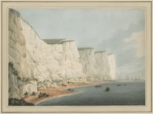 Fleet Off Coast Beachy Head 1790-1805 Samuel Atkins Fleet Off Coast Beachy Head 1790-1805 Samuel Atkins