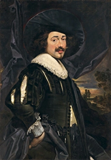 Flemish 17th Century (Possibly Jan Cossiers), Portrait of a Man in a Wide-Brimmed Hat Flemish 17th Century (Possibly Jan Cossiers), Portrait of a Man in a Wide-Brimmed Hat