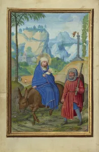 Flight Egypt Simon Bening Flemish 1483 1561 Bruges Flight Egypt Simon Bening Flemish 1483 1561 Bruges