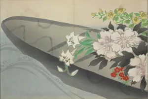 Flower boat. Kamisaka, Sekka, (Artist), Date Issued: 1909, Momoyogusa = Flowers Flower boat. Kamisaka, Sekka, (Artist), Date Issued: 1909, Momoyogusa = Flowers