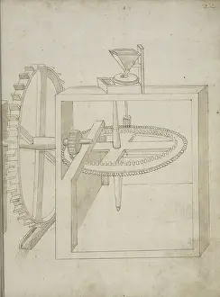 Folio 22 Mill Powered Undershot Water Wheel Print