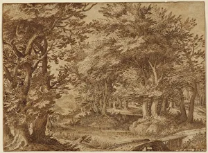 Forest Landscape Distant Castle Denys van Alsloot Forest Landscape Distant Castle Denys van Alsloot