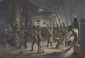 Forge Deck Night August 9th Preparing Iron Plating Forge Deck Night August 9th Preparing Iron Plating