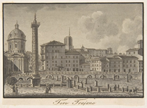 Forum Trajan Rome late 18th-mid-19th century Forum Trajan Rome late 18th-mid-19th century