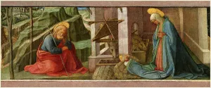 Fra Filippo Lippi and Workshop, Italian (c. 1406-1469), The Nativity, probably c Fra Filippo Lippi and Workshop, Italian (c. 1406-1469), The Nativity, probably c