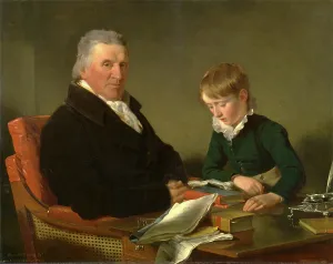 Francis Noel Clarke Mundy and His Grandson, William Mundy Inscribed, lower left Francis Noel Clarke Mundy and His Grandson, William Mundy Inscribed, lower left