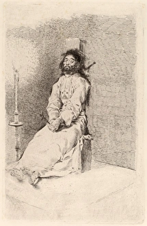 Francisco de Goya, The Garroted Man, Spanish, 1746 - 1828, in or before 1780, etching Francisco de Goya, The Garroted Man, Spanish, 1746 - 1828, in or before 1780, etching
