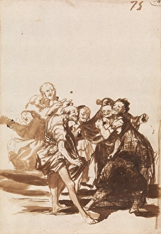 Francisco de Goya Old People Singing Dancing Francisco de Goya Old People Singing Dancing