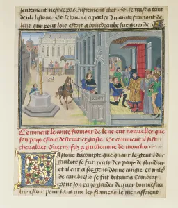 Fromont de Lens Receiving News of the Devastation of his Land Fromont de Lens Receiving News of the Devastation of his Land