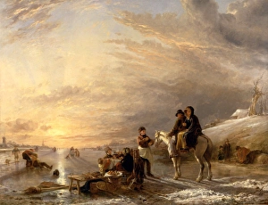 Frost Scene, William Collins, 1788-1847, British Frost Scene, William Collins, 1788-1847, British