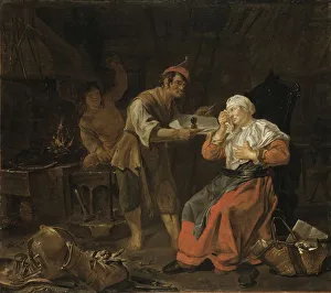 Gabriel Metsu Old Woman Gossip Chair Weeping Woman Gabriel Metsu Old Woman Gossip Chair Weeping Woman