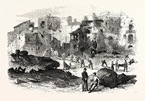 Gaeta: Effects of the Explosion of the Powder-Magazine on the Bastion of St. Antonio Gaeta: Effects of the Explosion of the Powder-Magazine on the Bastion of St. Antonio
