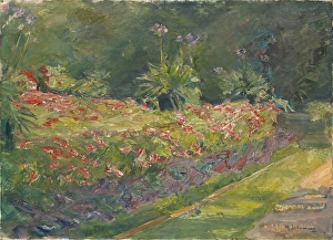 Garden Wannsee Berlin 1928 oil canvas 54.5 x 75 cm Garden Wannsee Berlin 1928 oil canvas 54.5 x 75 cm