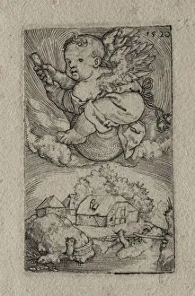 Genius Riding Ball 1520 Barthel Beham German Genius Riding Ball 1520 Barthel Beham German