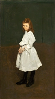 George Bellows, Little Girl in White (Queenie Burnett), American, 1882 - 1925, 1907 George Bellows, Little Girl in White (Queenie Burnett), American, 1882 - 1925, 1907