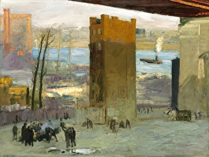 George Bellows, The Lone Tenement, American, 1882 - 1925, 1909, oil on canvas George Bellows, The Lone Tenement, American, 1882 - 1925, 1909, oil on canvas