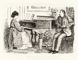 George Du Maurier (British, 1834 - 1896), --And mist or glim, I'd sail with him George Du Maurier (British, 1834 - 1896), --And mist or glim, I'd sail with him