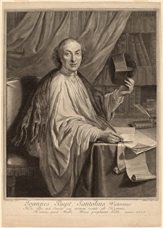 Gerard Edelinck after Chevalier Dumee (Flemish, 1640 - 1707), Jean-Baptiste Santeuil Gerard Edelinck after Chevalier Dumee (Flemish, 1640 - 1707), Jean-Baptiste Santeuil