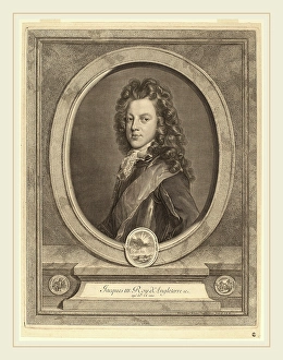Gerard Edelinck after Francois de Troy (Flemish, 1640-1707), James III, Prince of Wales Gerard Edelinck after Francois de Troy (Flemish, 1640-1707), James III, Prince of Wales
