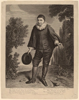 Gerard Edelinck after Theodor Netscher (Flemish, 1640 - 1707), Raimond Poisson as Crispin Gerard Edelinck after Theodor Netscher (Flemish, 1640 - 1707), Raimond Poisson as Crispin