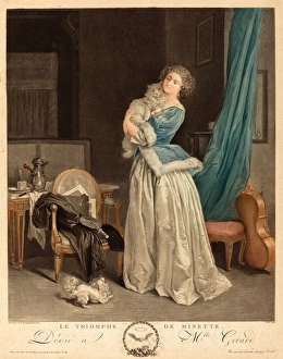 Geraud Vidal after Marguerite Gerard (French, 1742 - 1801), Le triomphe de Minette Geraud Vidal after Marguerite Gerard (French, 1742 - 1801), Le triomphe de Minette