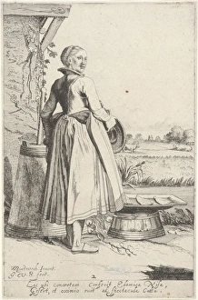 Girl from Edam, on the back, The Netherlands Girl from Edam, on the back, The Netherlands