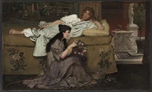 Glaucus Nydia 1867 Lawrence Alma-Tadema British Glaucus Nydia 1867 Lawrence Alma-Tadema British