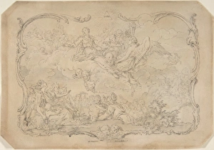 Goddess Music Distributing Gifts Nations 18th century Goddess Music Distributing Gifts Nations 18th century