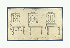 Gothick Gothic Chairs Chippendale Drawings Vol Gothick Gothic Chairs Chippendale Drawings Vol