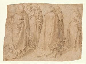 Group Draped Figures early 1460s Tip brush fine pen? Group Draped Figures early 1460s Tip brush fine pen?