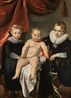 Group Portrait Three Brothers Hendrick Johannes Group Portrait Three Brothers Hendrick Johannes