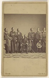 Group seven soldiers seated Mathew B Brady American Group seven soldiers seated Mathew B Brady American
