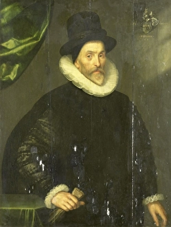 Gualtero del Prado b 1535- 1618 Portrait Standing half-way Gualtero del Prado b 1535- 1618 Portrait Standing half-way