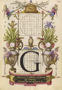 Guide Constructing Letter G Joris Hoefnagel Flemish Guide Constructing Letter G Joris Hoefnagel Flemish