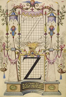 Guide Constructing Letter Z Joris Hoefnagel Flemish Guide Constructing Letter Z Joris Hoefnagel Flemish
