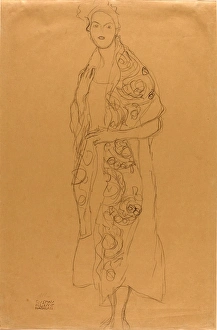 Gustav Klimt, Portrait of a Woman, Austrian, 1862 - 1918, c. 1910, graphite Gustav Klimt, Portrait of a Woman, Austrian, 1862 - 1918, c. 1910, graphite