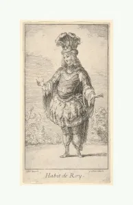 Habit de Roy man wearing tonnelet decorated rosettes Habit de Roy man wearing tonnelet decorated rosettes