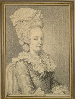 Half-length Portrait Seated Woman 1781 Charles-Nicolas Cochin Half-length Portrait Seated Woman 1781 Charles-Nicolas Cochin