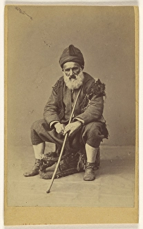 Hamal Bekji old white bearded man native costume Hamal Bekji old white bearded man native costume