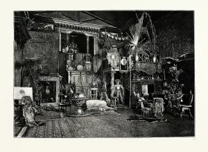 HANS MAKART'S STUDIO. Hans Makart (May 28, 1840 October 3, 1884) was a 19th century HANS MAKART'S STUDIO. Hans Makart (May 28, 1840 October 3, 1884) was a 19th century