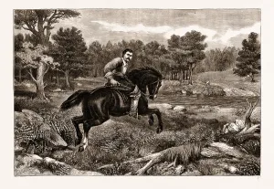 hard Pressed , from the Painting by Frank Dadd, 1876 hard Pressed , from the Painting by Frank Dadd, 1876