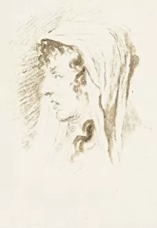 Barbiers Gallery: Head woman profile left Pieter Bartholomeusz