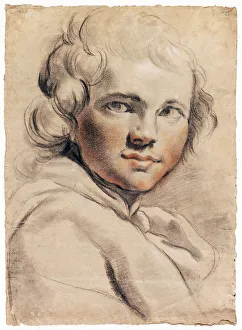 Head Young Man recto Sketch verso 1780s Gaetano Gandolfi Head Young Man recto Sketch verso 1780s Gaetano Gandolfi