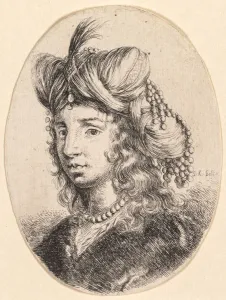 Several heads Persian style Portrait Sultana Wearing Several heads Persian style Portrait Sultana Wearing