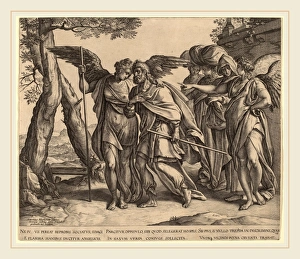 Hendrik Goltzius after Anthonie van Blocklandt (Dutch, 1558-1617), Lot and His Daughters Hendrik Goltzius after Anthonie van Blocklandt (Dutch, 1558-1617), Lot and His Daughters