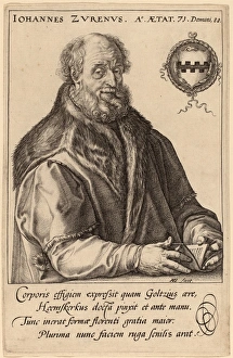 Hendrik Goltzius after Maerten van Heemskerck (Dutch, 1558 - 1617), Johannes Zurenus Hendrik Goltzius after Maerten van Heemskerck (Dutch, 1558 - 1617), Johannes Zurenus