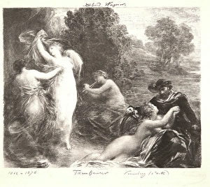 Henri Fantin-Latour (French, 1836 - 1904). Tannhauser, Venusberg, 1876. Lithograph Henri Fantin-Latour (French, 1836 - 1904). Tannhauser, Venusberg, 1876. Lithograph