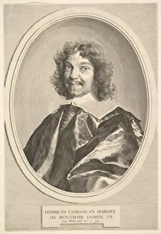 Henri-Louis Habert de Montmor 1640 Engraving Print Artokoloro